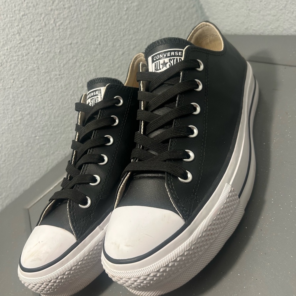 Converse Platform Low Top Sneakers - Black & White
